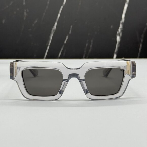 NEW BOTTEGA VENETA BV1230S 001 SUNGLASSES UNISEX CRYSTALSQUARE EYEWEAR - Picture 3 of 13